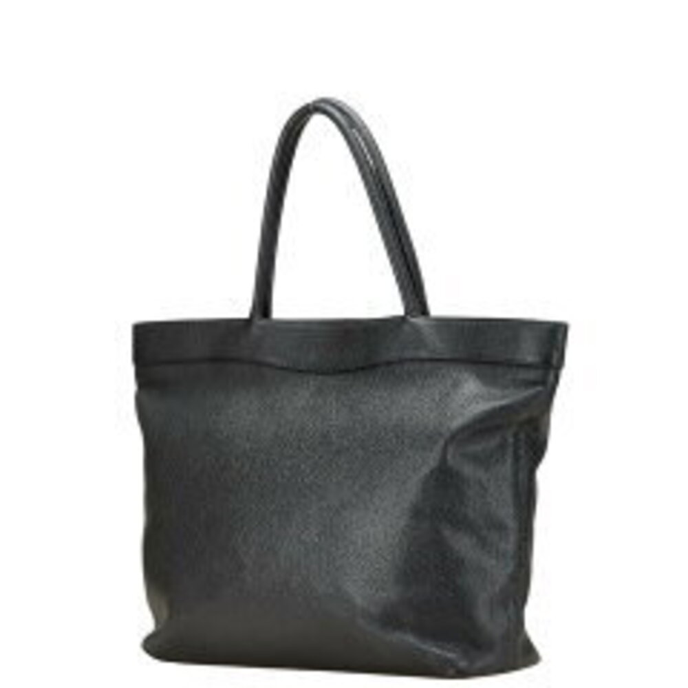 Chanel Mark Bag Coco Shoulder Leather Caviar Black Tote